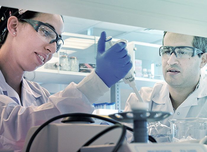compugen employees in lab